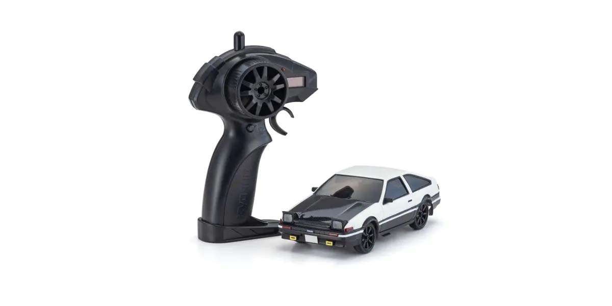 Kyosho First Mini-Z 1:28 Initial-D Sprinter Trueno AE86 WH/BK Carbon 66617A