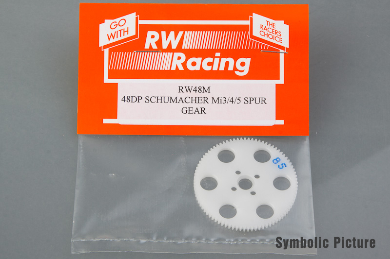 RW48M85 Hauptzahnrad 48dp 85Z für Schumacher Mi3/4 - Abbildung 2