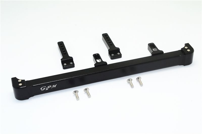GPM Alu Bumper hinten (Onroad Street Fighter) schwarz Traxxas Traxxas4 Defender