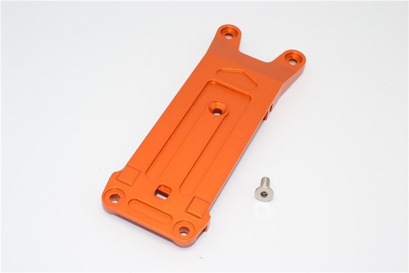 GPM Alu Querlenkerhalteplatte hinten orange Traxxas X-MAXX