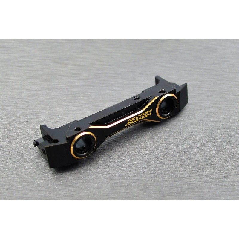 SAMIX Messing Bumper Befestigung Set vorn für Axial SCX10-2 SCX2-4060