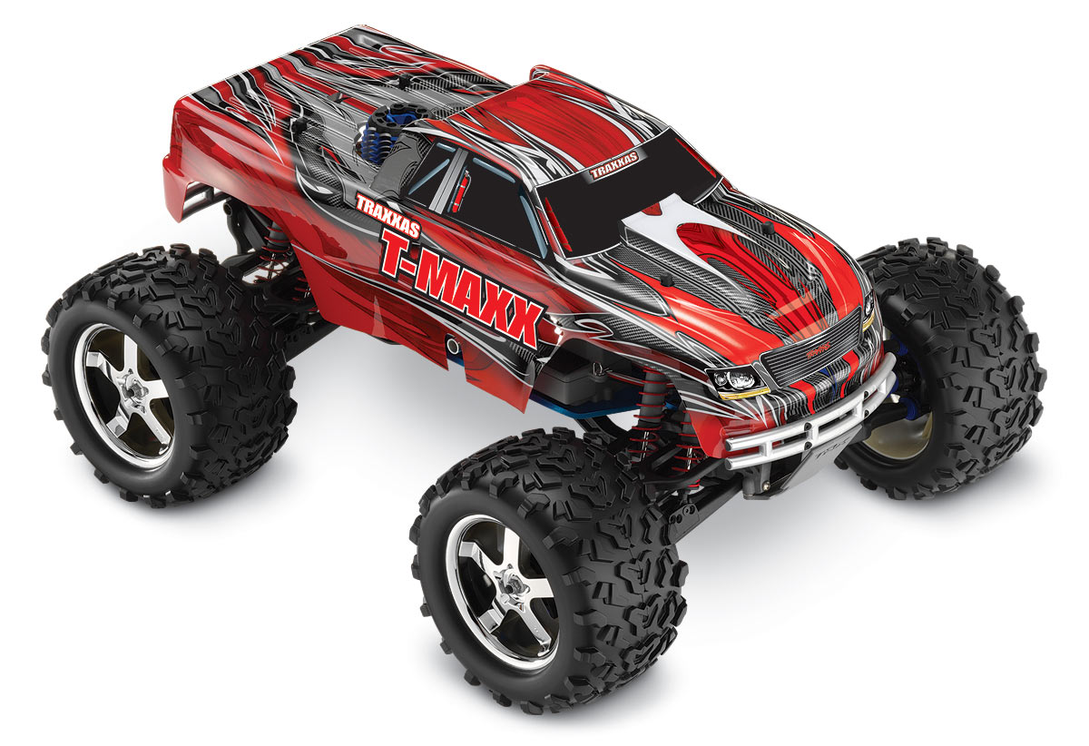 Traxxas T-Maxx RTR 3.3R 2.4GHz Rot + TSM 49077-3 - Abbildung 1