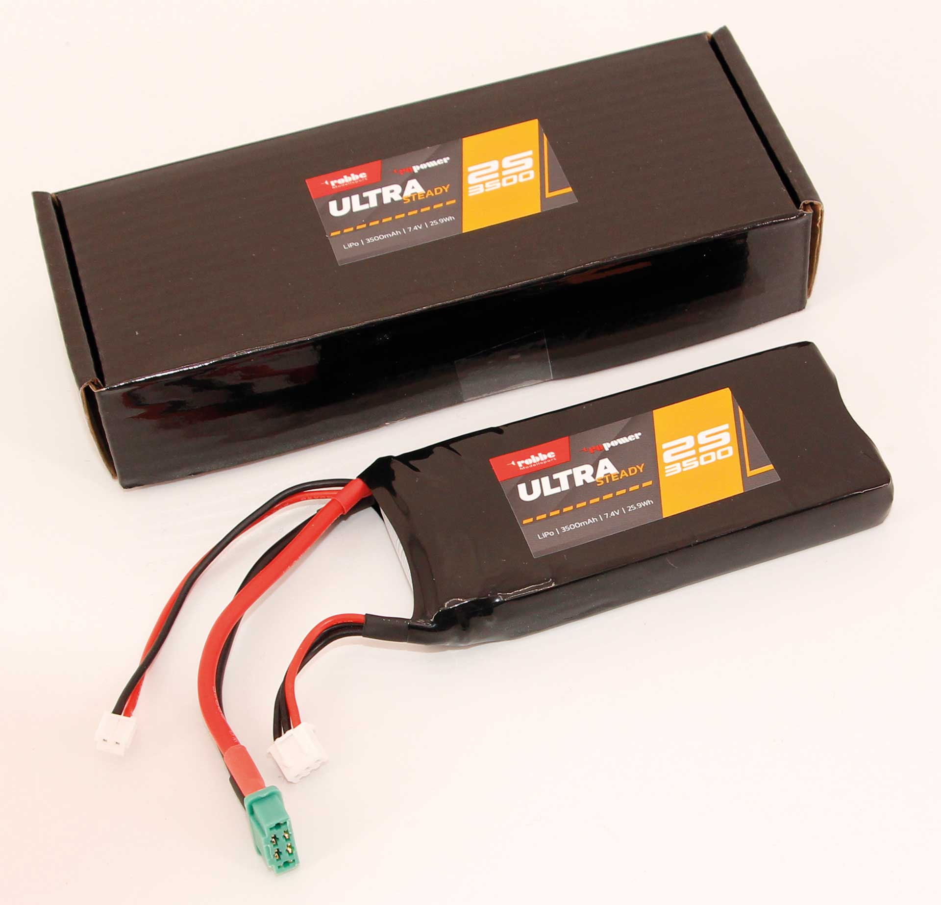 Robbe RO-POWER ULTRA STEADY 3500MAH 7,4 VOLT EMPFÄNGER AKKU 2S MPX/MOLEX 1.25/UMX 2S 7387