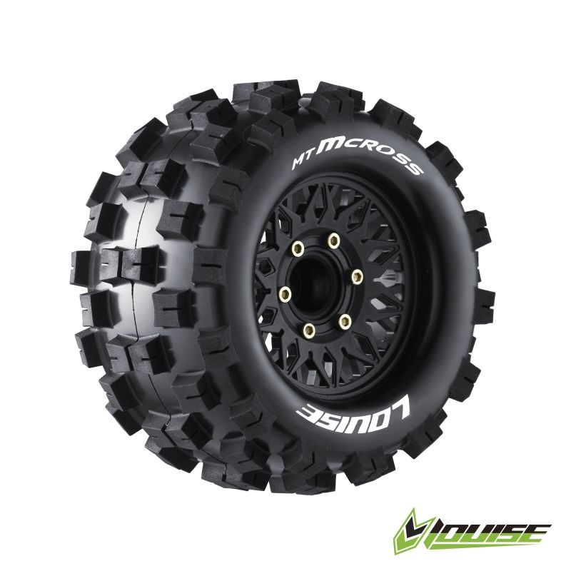 Louise MT-MCROSS 1/10 soft auf 2.8 Felge schwarz (2) L-T3274SX