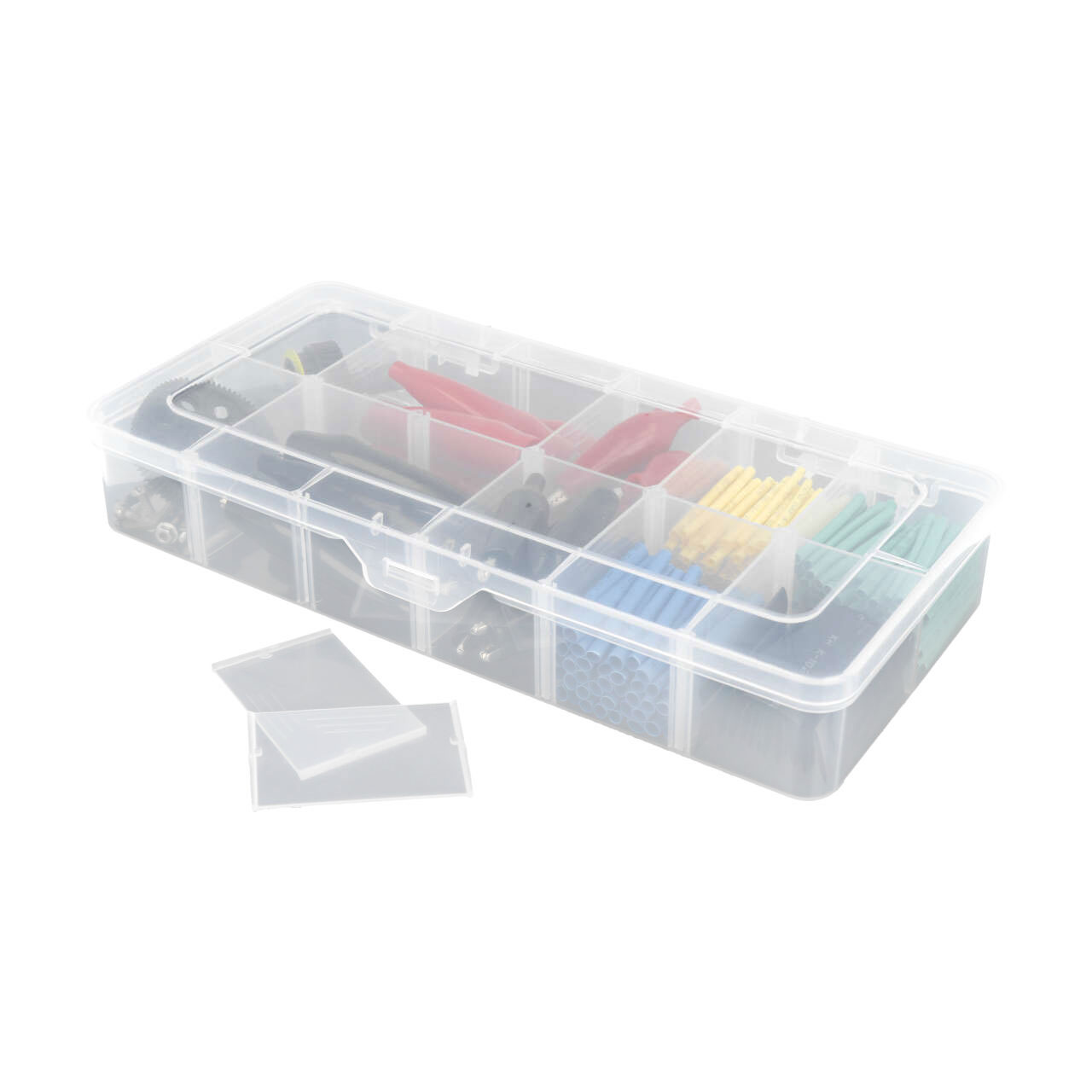 Robitronic Sortierkasten 12 Fächer variabel 260x125x43.5mm R14033