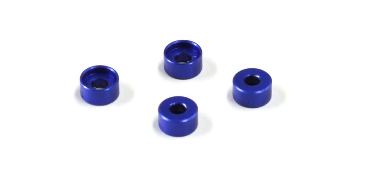 Kyosho Abstandsringe für MZW418 Mini-Z MR03 2.5mm (4) Blau MZW418-25