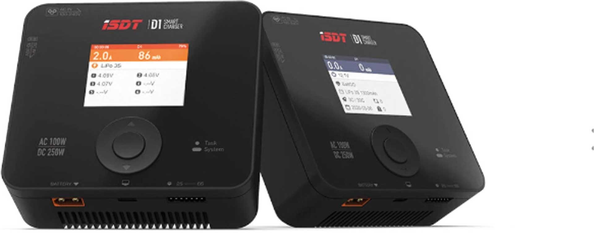 ISDT D1 Smart Charger AC/DC 100(250)W -10A, 1-6S Ladegerät D1