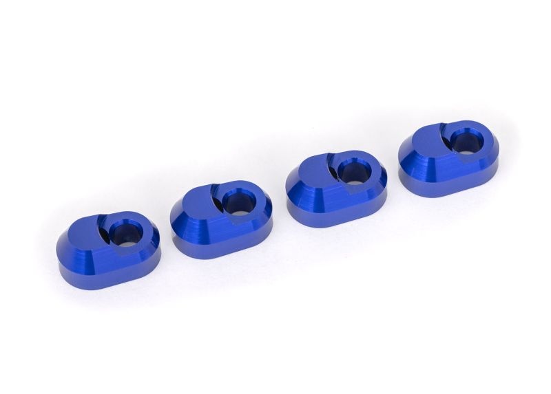 Traxxas Querlenkerstifte-Halter (4) Alu blau X-Maxx, XRT, Maxx 7743-BLUE
