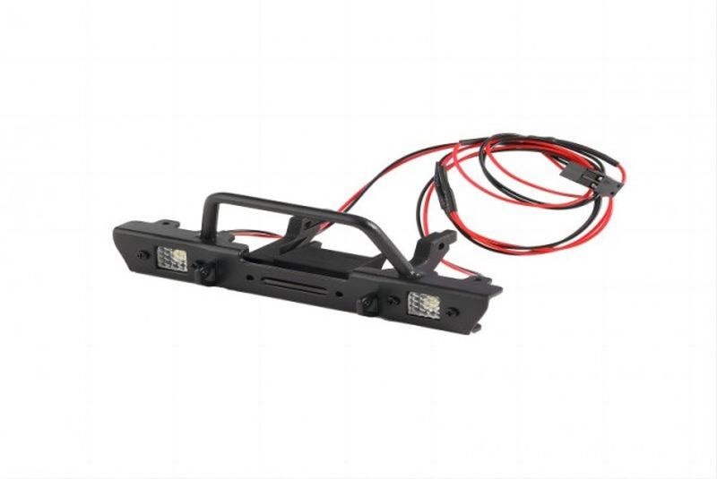 GPM Bumper vorn Metall schwarz mit Licht TRX-4M TRX4MZSP1294BK