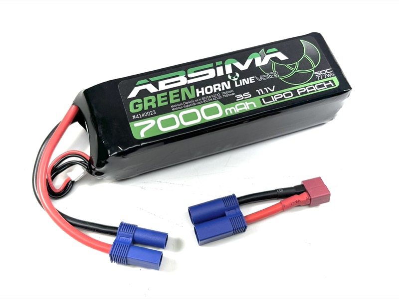 Absima Greenhorn Vol.2 LiPo Akku 3S 11,1V 50C 7000mAh SC (EC5/T-Plug) 4140023 - Abbildung 1