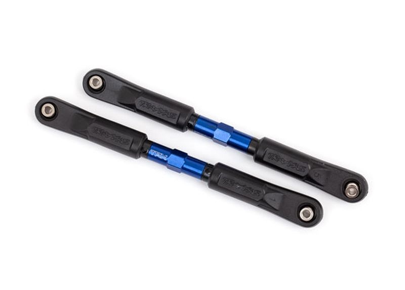 Traxxas Sturz-Links vo 144mm Alu blau mit Kugelpfannen montiert 9547X