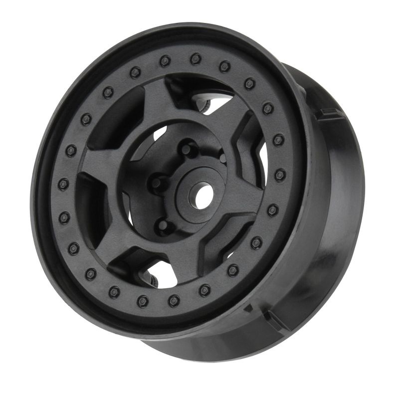 Pro-Line Holocomb 1.9 schwarz Plastik Internal Bead-Loc v/h Rock Crawler Felgen mit 12mm Sechskant 2809-03
