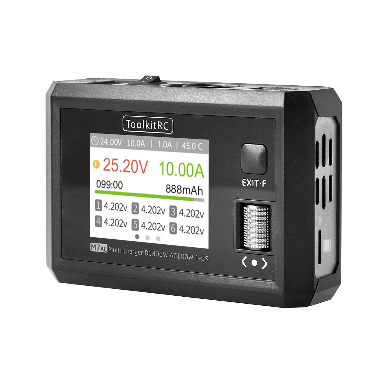 ToolkitRC M7AC LiPo 1-6S 15A Ladegerät AC/DC 12200