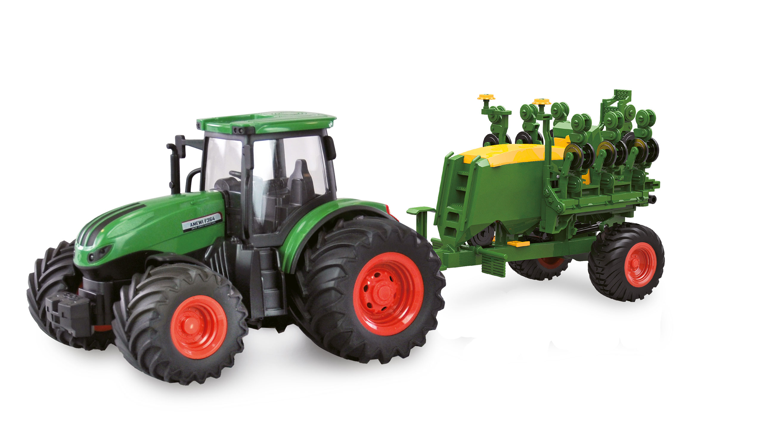 Amewi RC-Traktor mit Sämaschine 1:24 RTR grün 22638