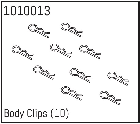 Hobby Plus Body Clips (8) 240029