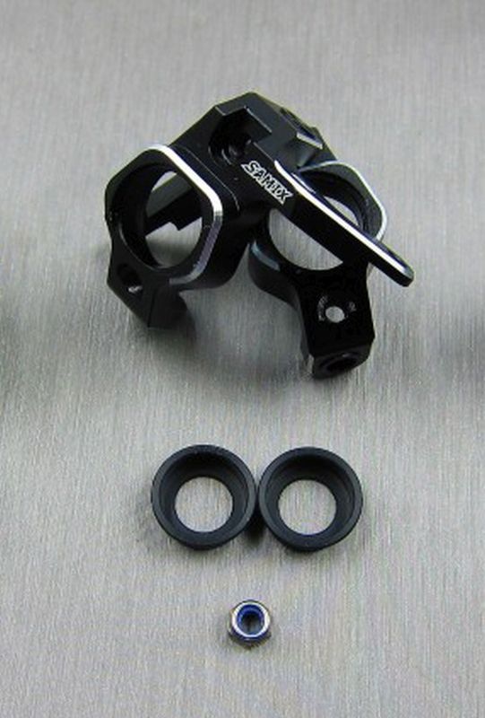 SAMIX Lenkhebel für mehr Bodenfreiheit schwarz für Axial SCX10-2 SCX2-6012