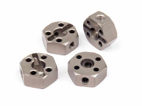 HPI Felgenmitnehmer 12mm mit Sicherung (4St/Eloxiert) 108020