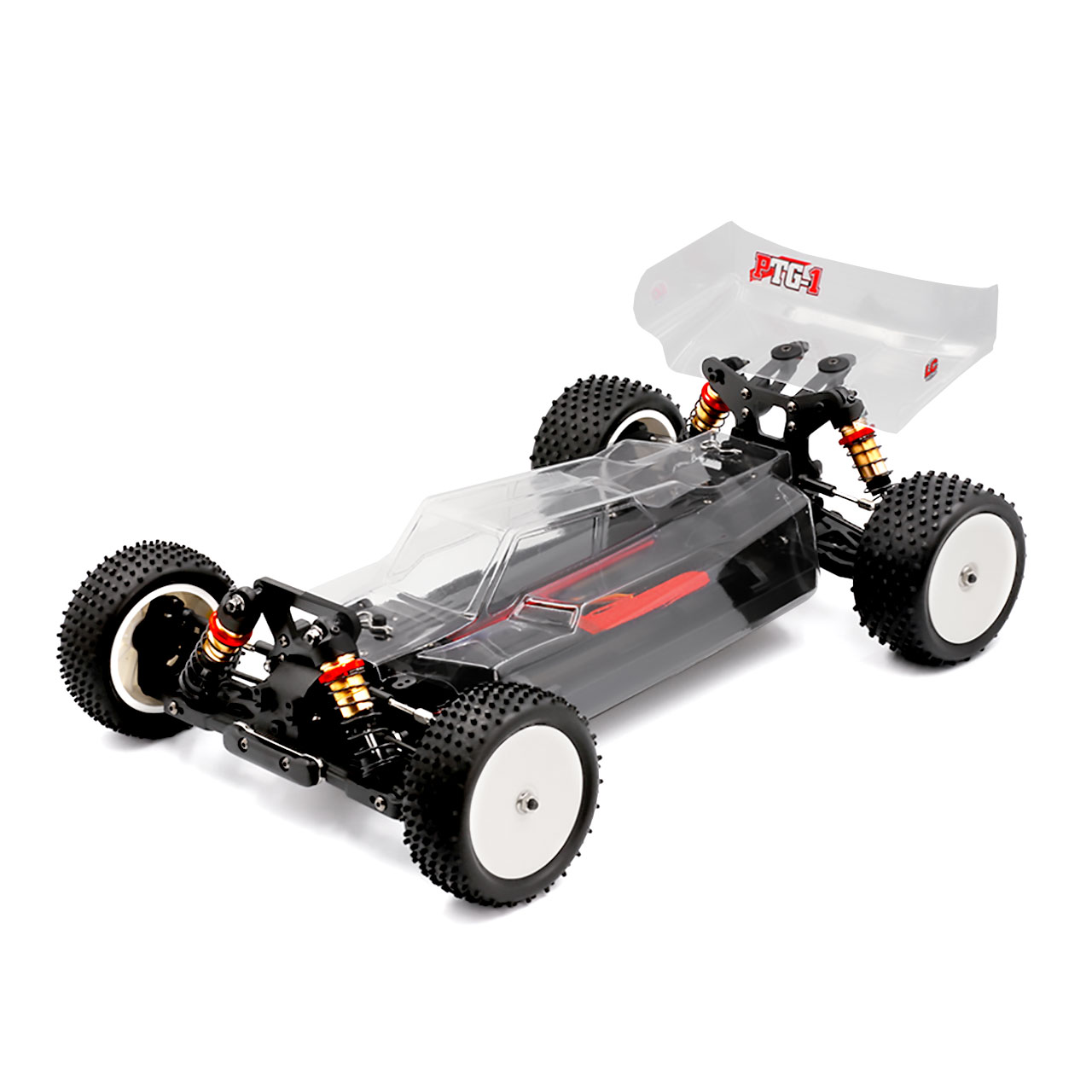 LC Racing PTG-1 4WD Buggy Chassis Rot 1/10 LC1010