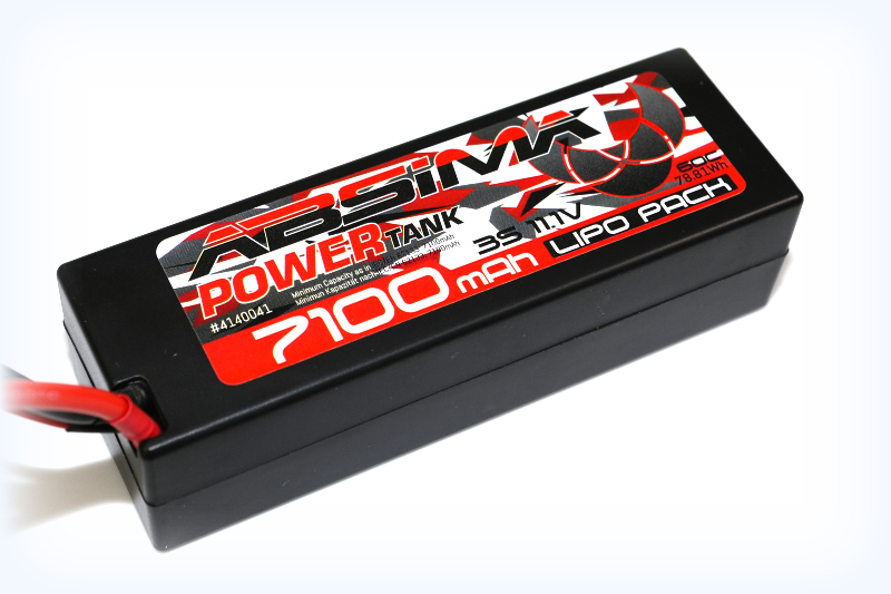 Absima Power Tank LiPo Akku Stick Pack 11.1V 60C 7100 Hardcase (XT90-Plug) 4140041 - Abbildung 1