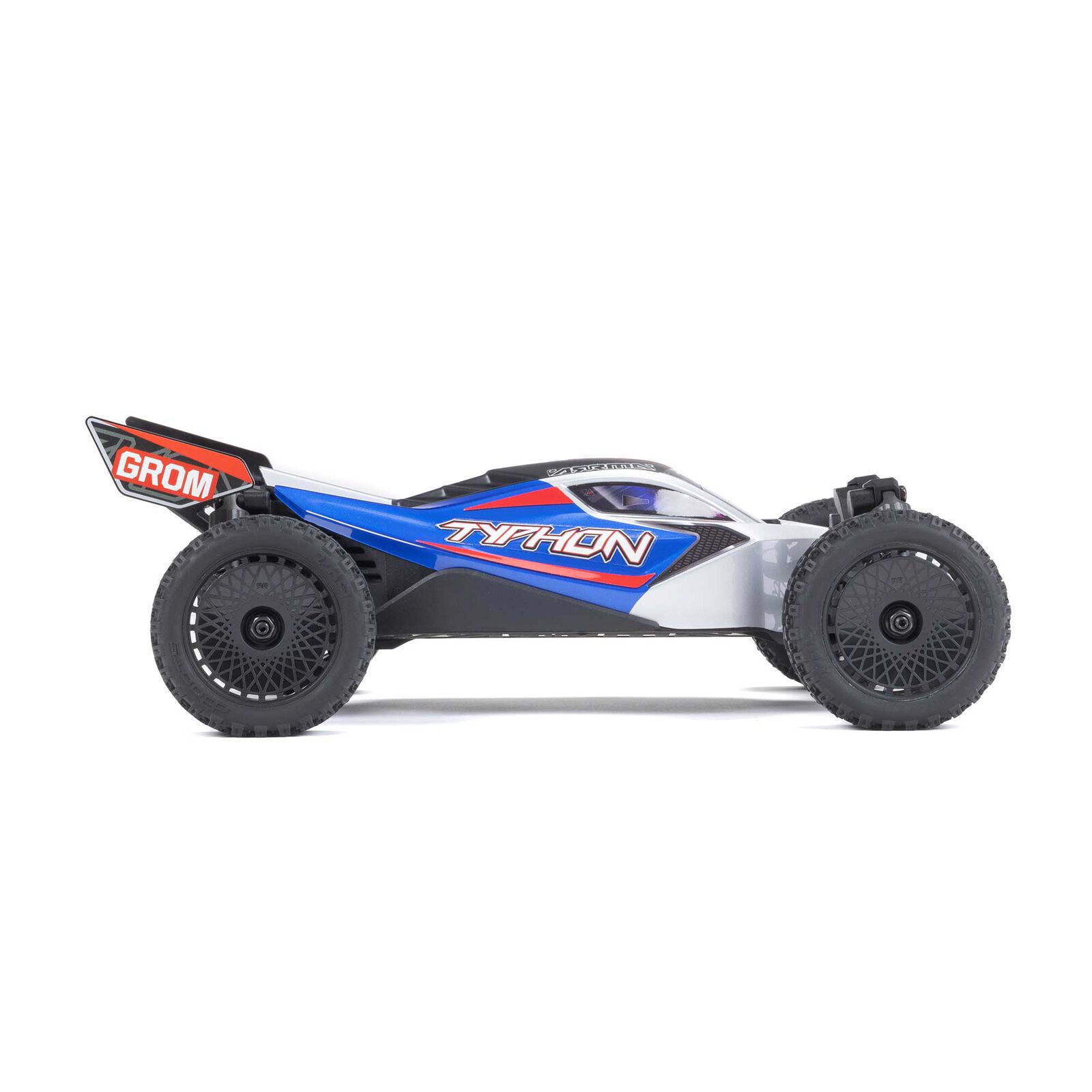 ARRMA 1/14 TYPHON GROM 4X4 RTR Brushed Buggy (Akku & Lader incl.) Blau/Silber ARA2106T1 - Abbildung 4