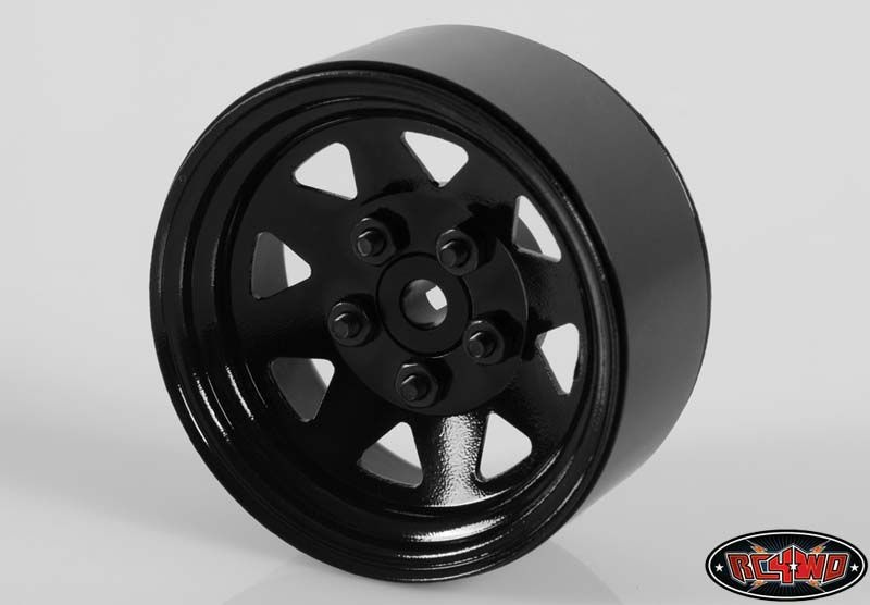 RC4WD 5 Lug Wagon 1.9 Steel Stamped Beadlock Wheels (Black) (4) Z-W0129