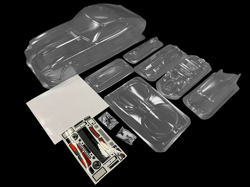 H-SPEED Fairlady 240Z 200mm mit Dekor und Scheibenabdeckung HSPL018