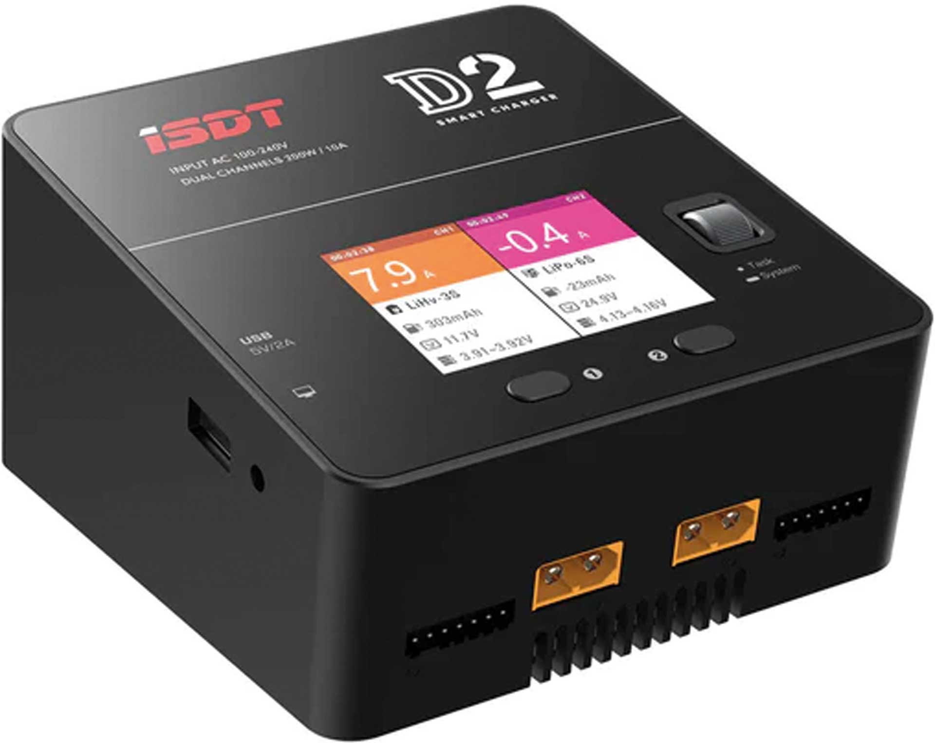 ISDT D2 Mark 2 Dual 200W 12A AC Ladegerät D2MK2