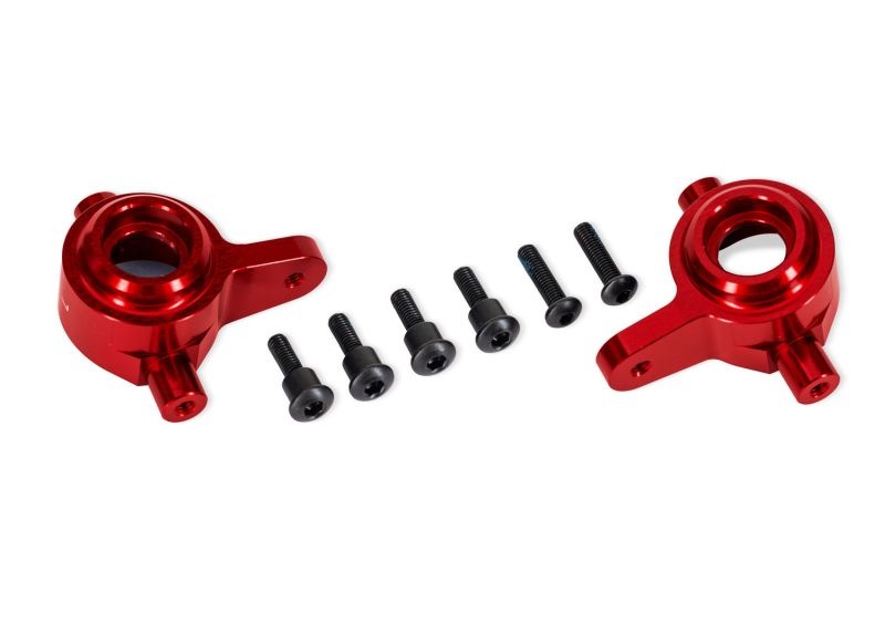 Traxxas Alu rot Lenkhebel l/r für 4x4 Modelle mit Extreme HD (TRX9080) 9064-RED