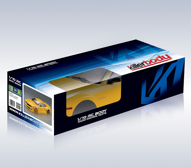 Killerbody Camaro 2011 Karosserie Gelb 190mm RTU KB48024