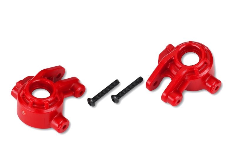 Traxxas Lenkhebel vo extreme heavy duty rot +KT (aus 9080 Upgrade Ki 9037R