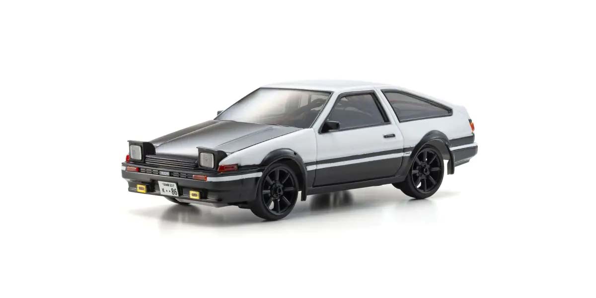 Kyosho First Mini-Z 1:28 Toyota Sprinter Trueno AE86 WH/BK 66612A