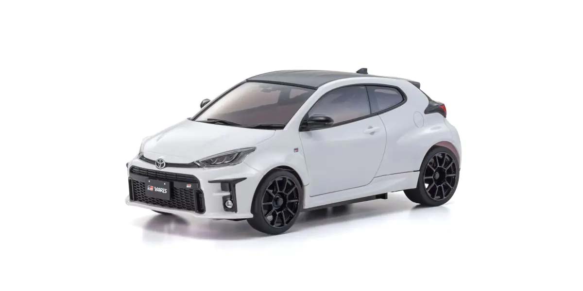 Kyosho Mini-Z MR04 RWD Toyota Yaris White (N-HM/KT531P) w/Gyro & LED 32360PW - Abbildung 1