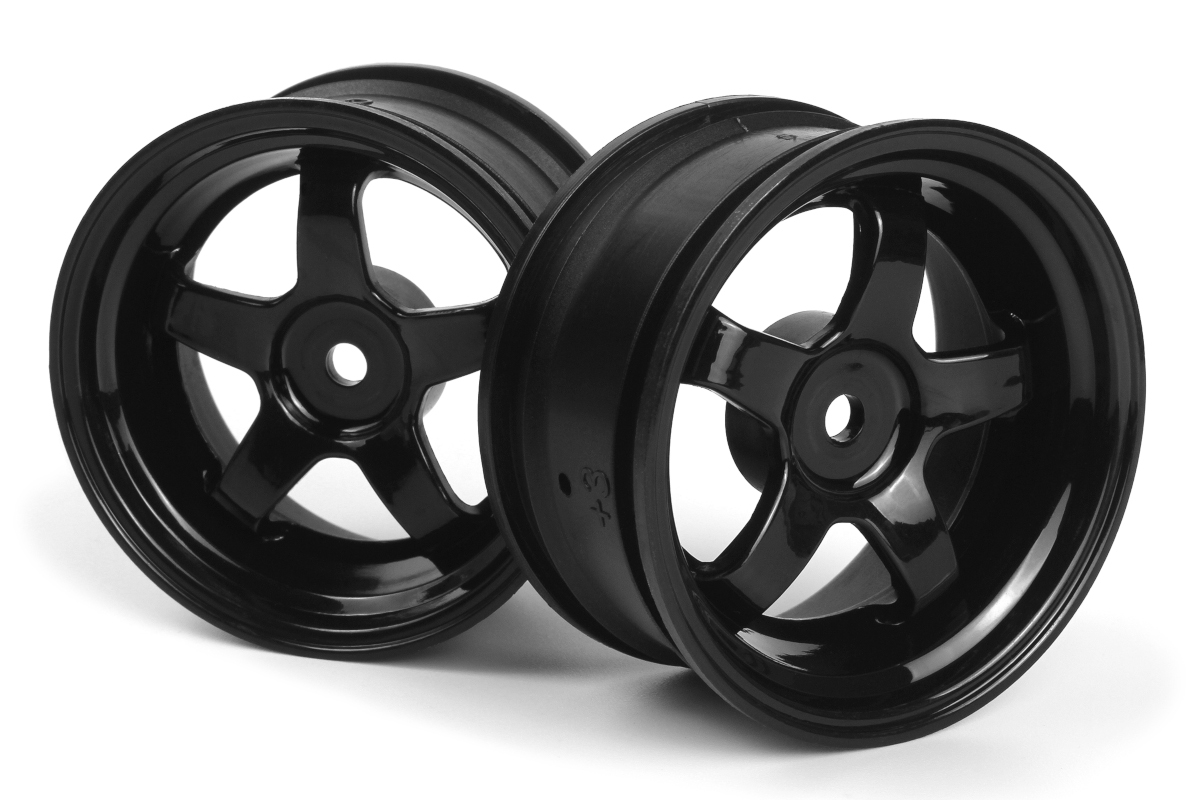 HPI Work Meister S1 Felge Schwarz 26mm (3mm OS/2St) HP160524