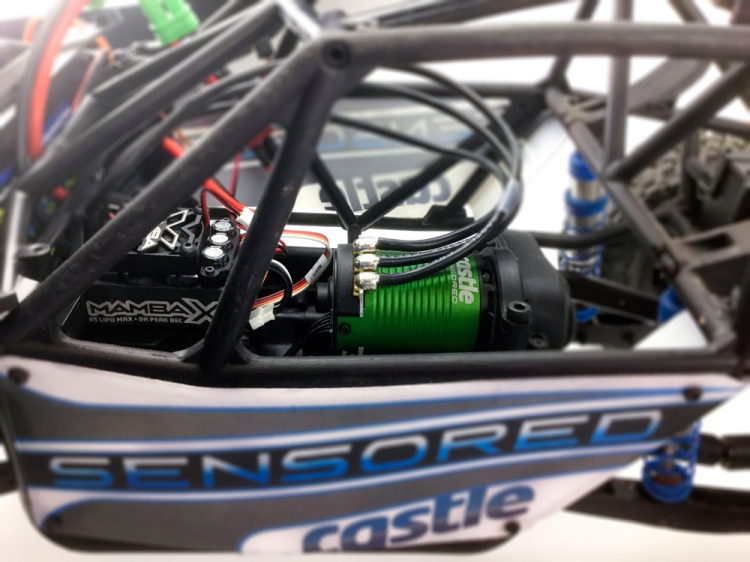 Castle MAMBA X Sensored Combo ESC 25,2V WP & 1406-4600KV 010-0155-01
