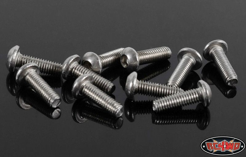 RC4WD Button Head Cap Screws M3 x 10mm (10) Z-S1070
