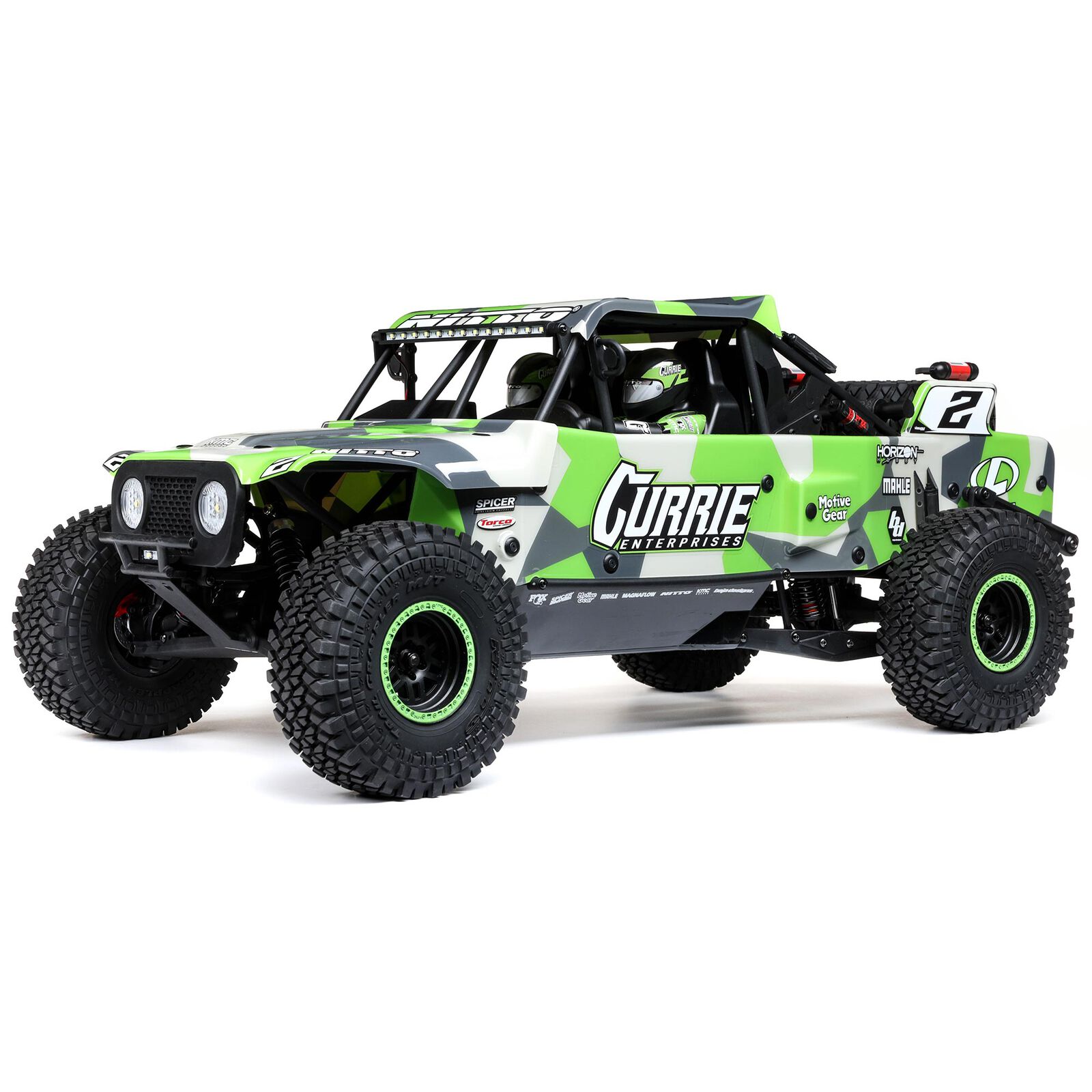 Losi Hammer Rey 1/10 4WD Rock Racer RTR Green LOS03030T2