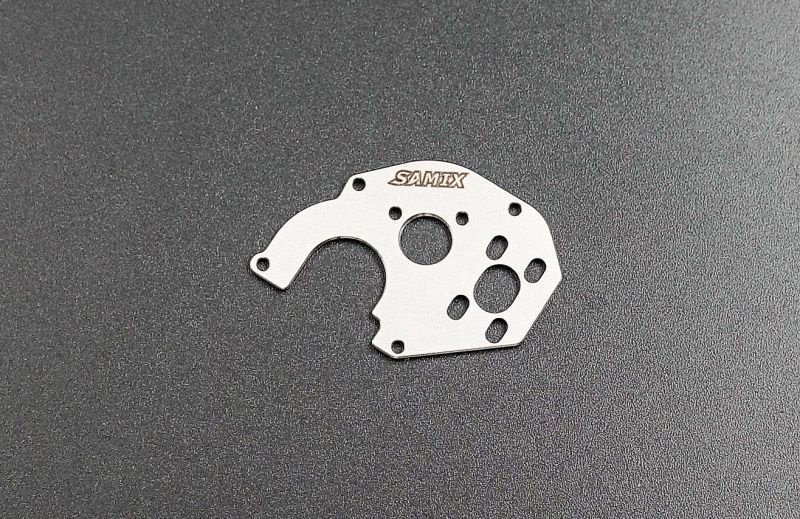 SAMIX SCX24 stainless steel motor plate (suitable for 050 motor) für SCX-24 SCX24-8037