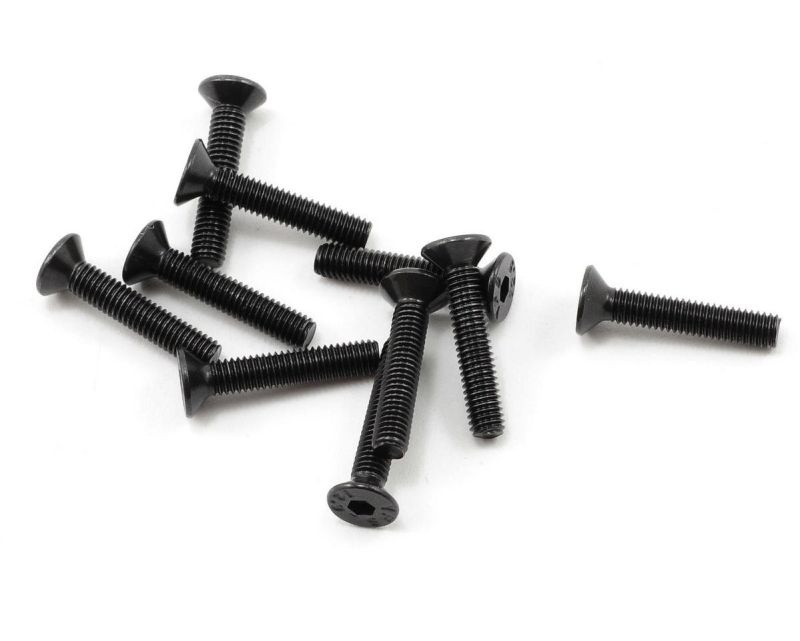 ProTek RC 3x16mm High Strength Flachkopfschrauben (10)  PTK-H-2207