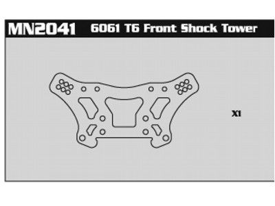 Nanda MN2041 6061 T6 Front Shock Tower MN2041