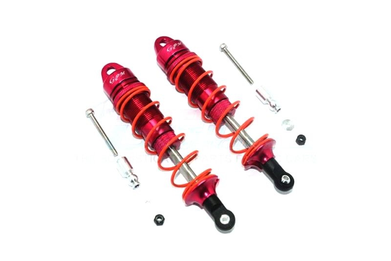 GPM Alu Dämpfer hinten 110mm rot ARRMA Senton, Typhon, Kraton (v), Talion (v) 6s MAS110RRORBEBK