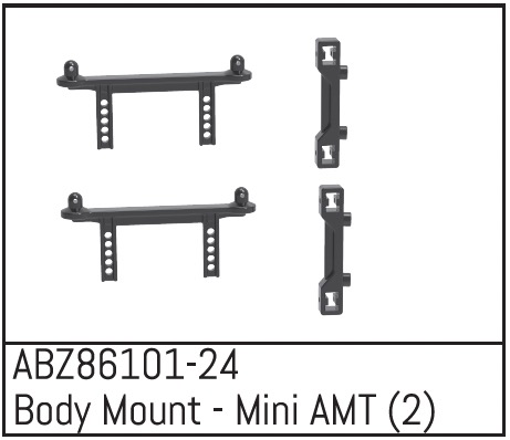 Absima Body Mount - Mini AMT (2) Z86101-24