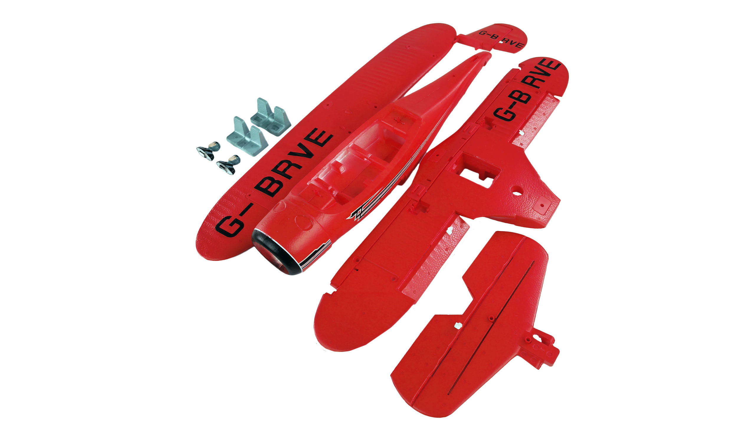 Amewi Rumpf Set komplett Beech D17S rot 24143-02