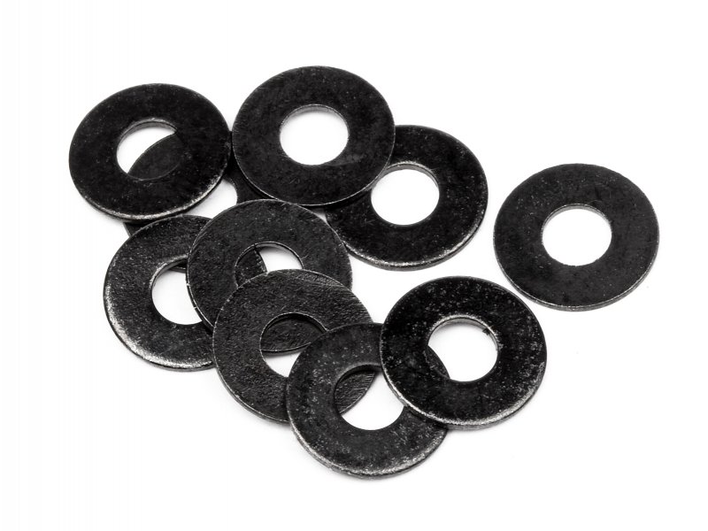 HPI Unterlagscheibe M3x8mm schwarz (10St) Z224 - Abbildung 1