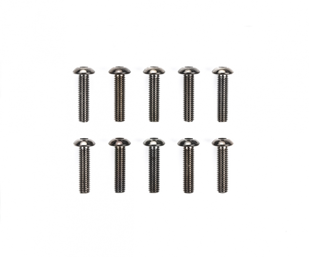 Tamiya 51630 3x12mm 6-Kantkopf Schraube Stahl (10) 300051630