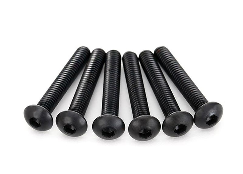 Traxxas Schrauben, 4x25mm Rundkopf M-Gewinde (Innensechskant) (6) 2596