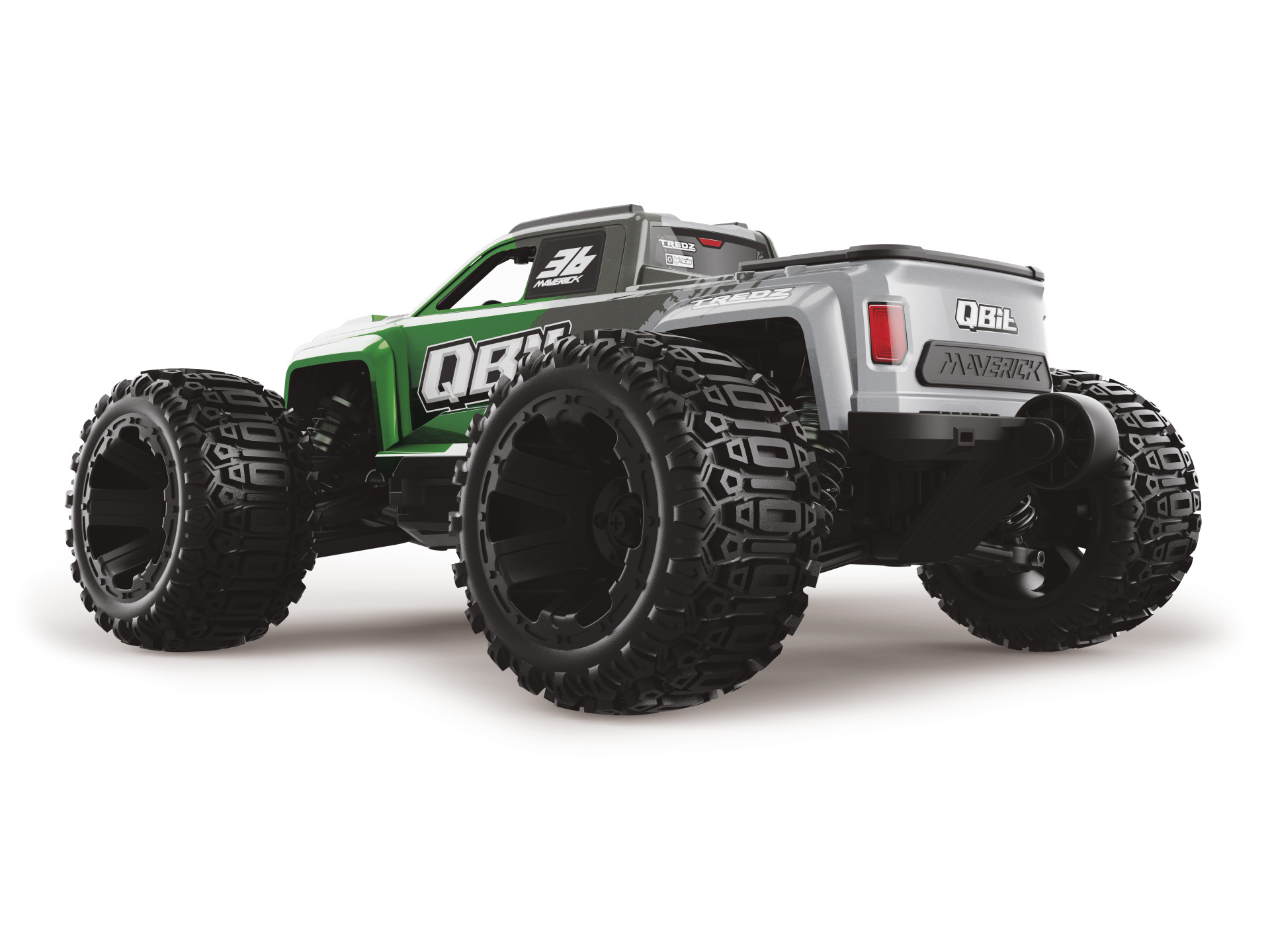 Maverick QBit MT 1/16 4WD Elektro Monstertruck Grün 151004 - Abbildung 3