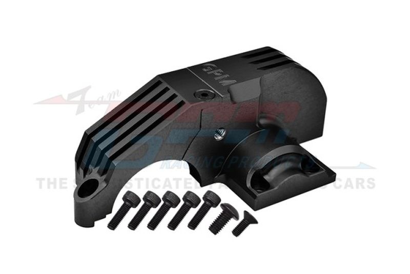 GPM Aluminium Hauptzahnradabdeckung schwarz TRX Maxx, Maxx Slash TXMS038GCNBK