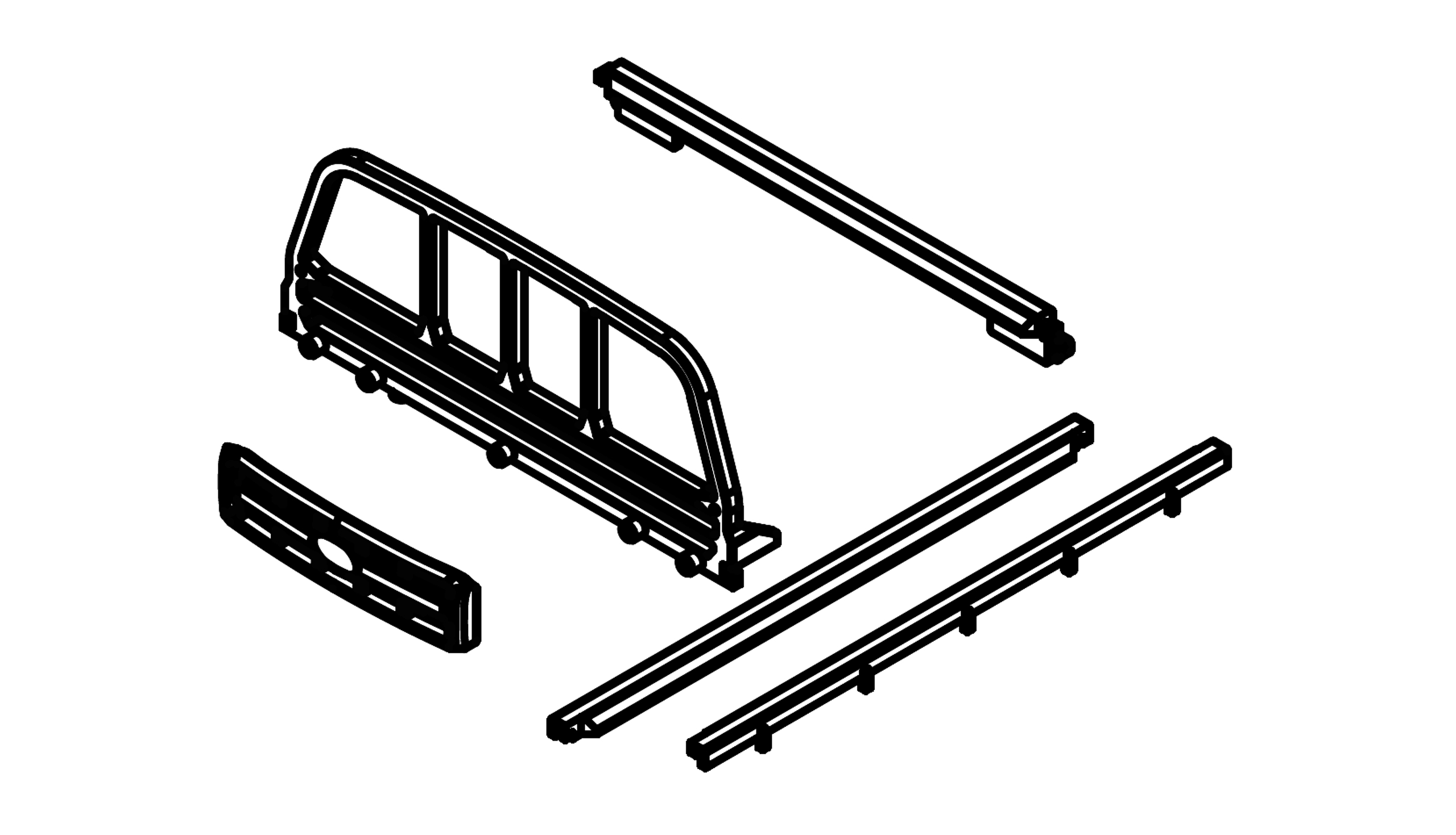 Amewi Karosserie Anbauteile Set 1 17223024