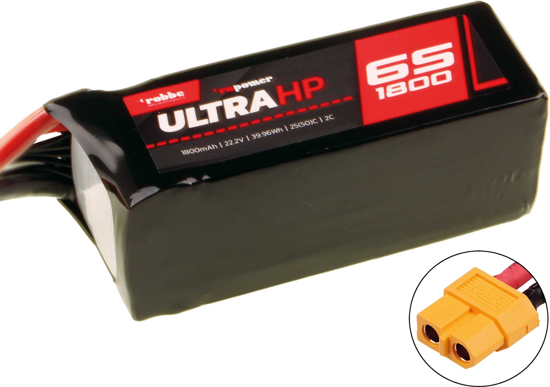 Robbe RO-POWER ULTRA HP 1800MAH 22,2 VOLT 6S 25(50)C LIPO AKKU 7396