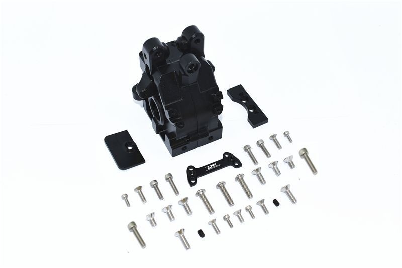 GPM Alu Getriebegehäuse hinten schwarz ARRMA Kraton, Outcast 8s MAKX013BK